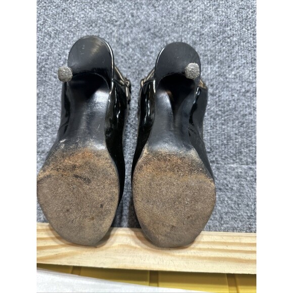 Vintage 1960s D’Antonio New York Black Slingback Pumps | Size 6B - Picture 9 of 11